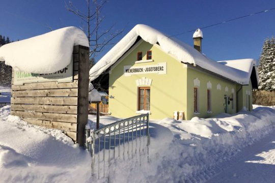 Ferienhaus Wienerbruck im Winter